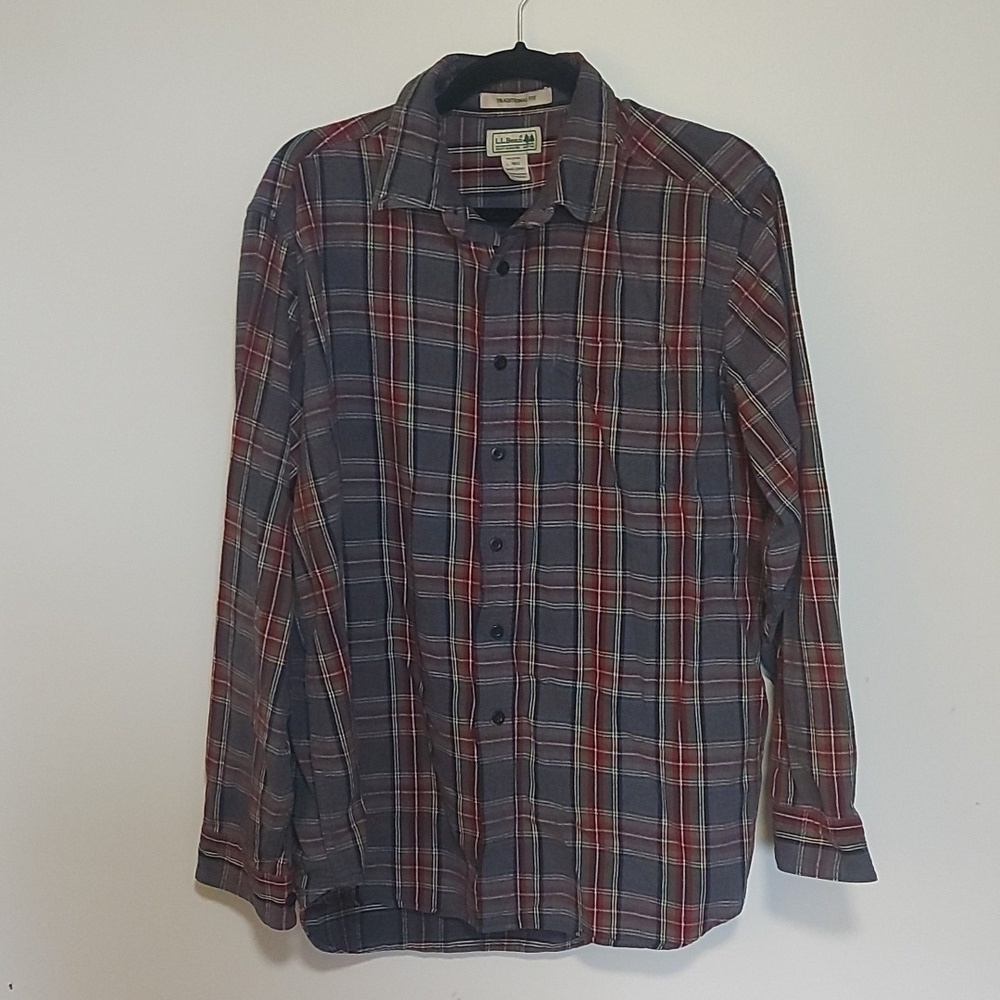 🌹L.L Bean long sleeve button down Large